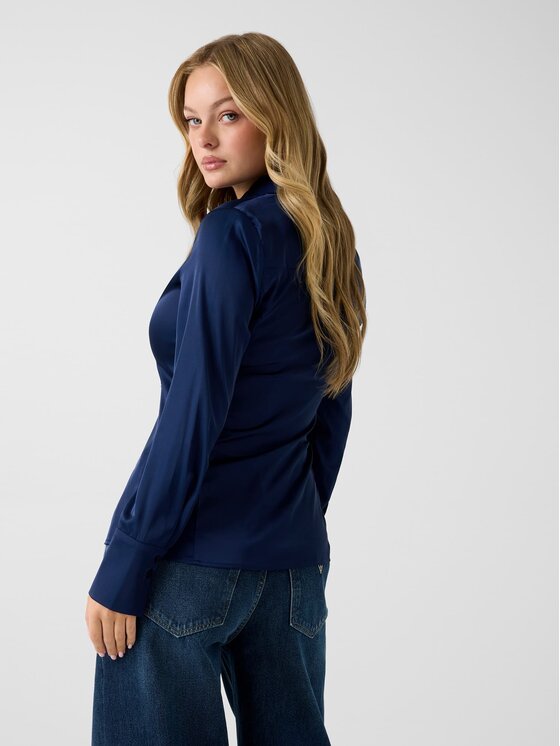 Guess Guess Top 182756 Niebieski Classic Fit