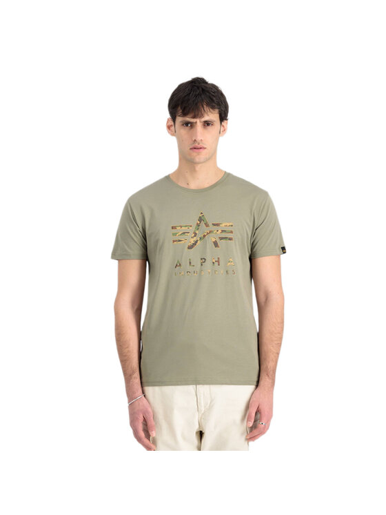 Alpha Industries Alpha Industries T-Shirt AI.146506-11 Béžová Regular Fit