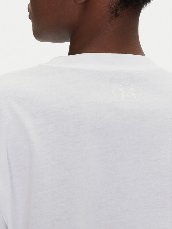 Under Armour Under Armour T-shirt Rival 1389721 Bijela Loose Fit