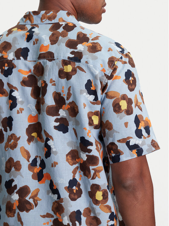 United Colors Of Benetton United Colors Of Benetton Πουκάμισο 5HPWUQ05B Μπλε Regular Fit