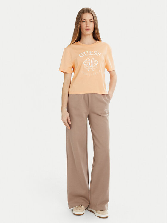 Guess Guess T-Shirt V5GI04 I3Z14 Oranžová Regular Fit