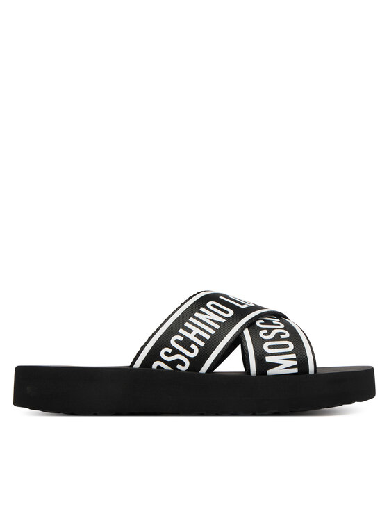 LOVE MOSCHINO LOVE MOSCHINO Šľapky JA28334G0OIX7000 Čierna
