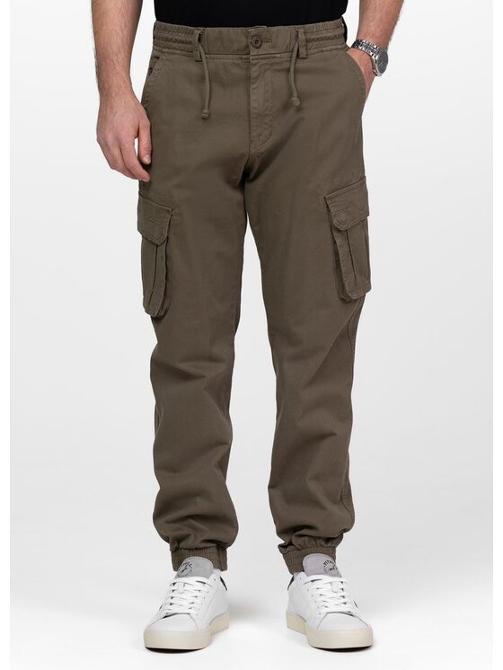PITBULL PITBULL Jeansy PROCTOR Zielony ciemny Regular Fit