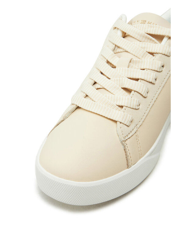 Tommy Hilfiger Tommy Hilfiger Sneakersy Chic Court Sneaker FW0FW08382 Beżowy