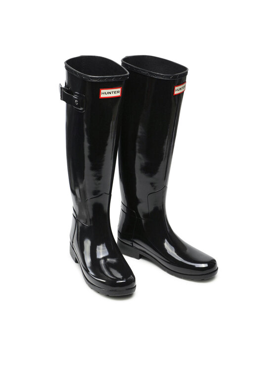 Hunter Hunter Гумени ботуши W Org Refined Gloss WFT2200RGL Черен