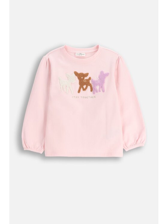 Coccodrillo Coccodrillo T-Shirt ZC5143105WGK-007 Różowy Regular Fit