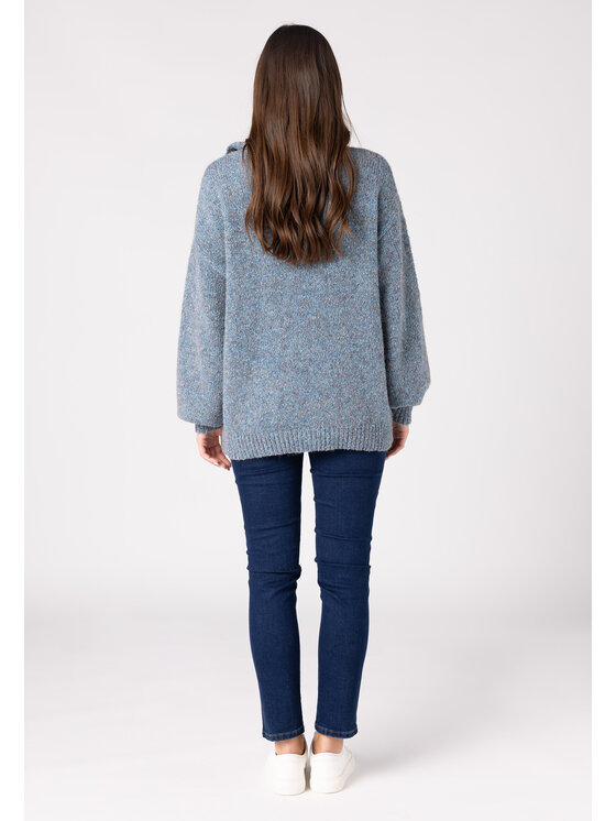QUIOSQUE QUIOSQUE Sveter QUIOSQUE 6VL001834 Modrá Regular Fit