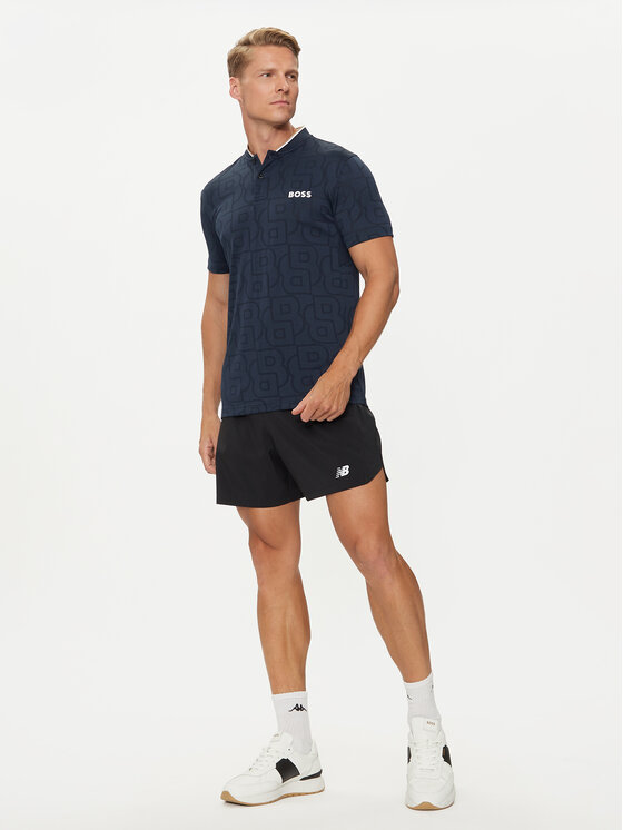 BOSS Boss Polo Pariq MB 7 50521973 Tamnoplava Slim Fit