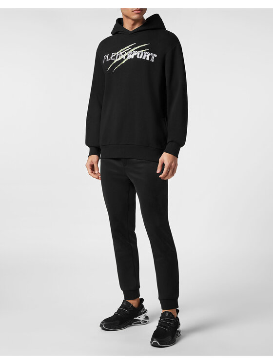 Plein Sport Plein Sport Bluza 6773 Czarny Regular Fit