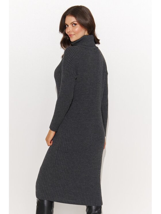 Numinou Numinou Sweter NU_S95 Szary Regular Fit
