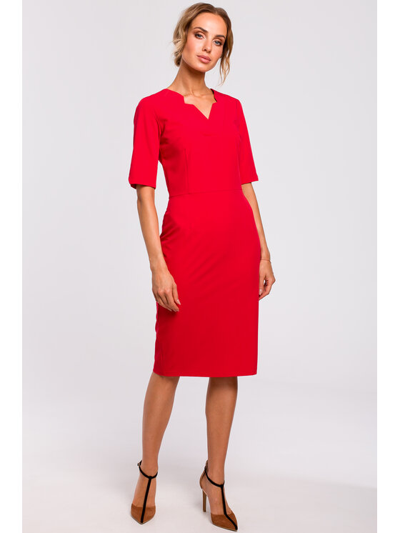 Made of Emotion Made of Emotion Abito da cocktail M455 Rosso Classic Fit