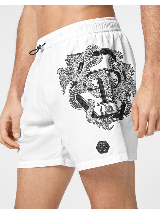 PHILIPP PLEIN PHILIPP PLEIN Szorty 23677 Biały