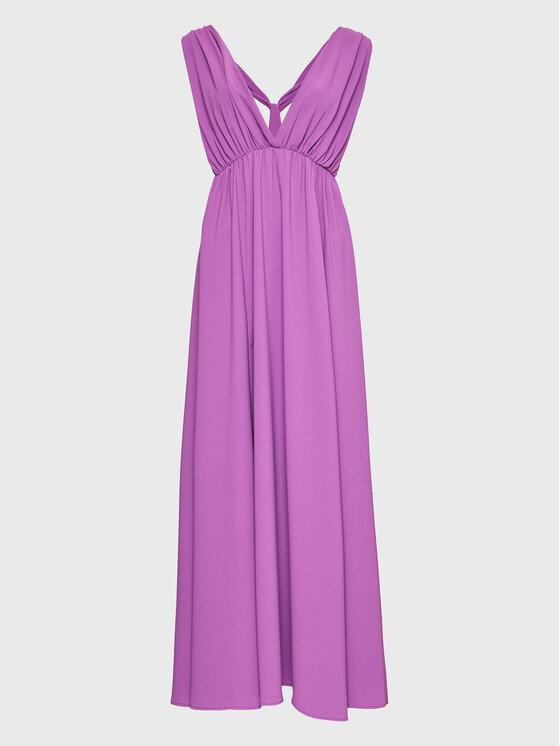 Kontatto Kontatto Kokteilinė suknelė YM509 Violetinė Regular Fit