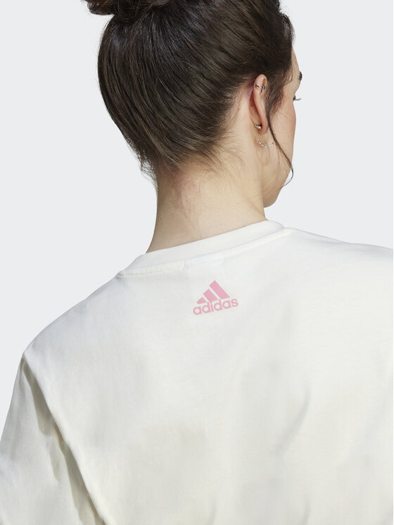 adidas T shirt FARM Rio Graphic IM2391 Blanc Regular Fit