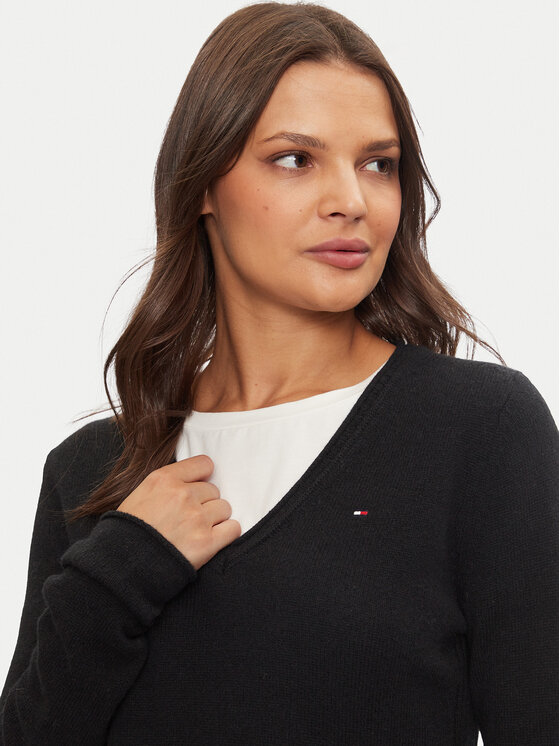 Tommy Hilfiger Tommy Hilfiger Maglione WW0WW43505 Nero Regular Fit