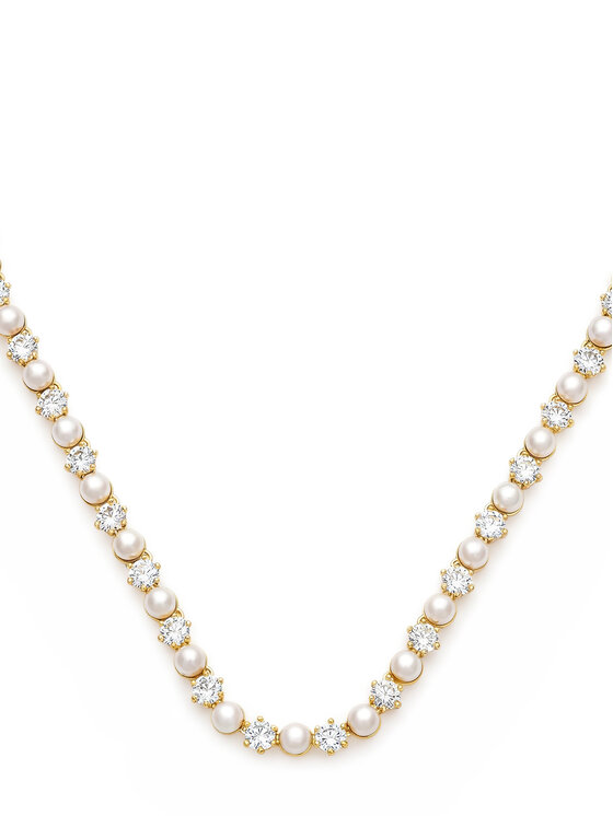 Swarovski Swarovski Naszyjnik Matrix Tennis 5742039 Złoty