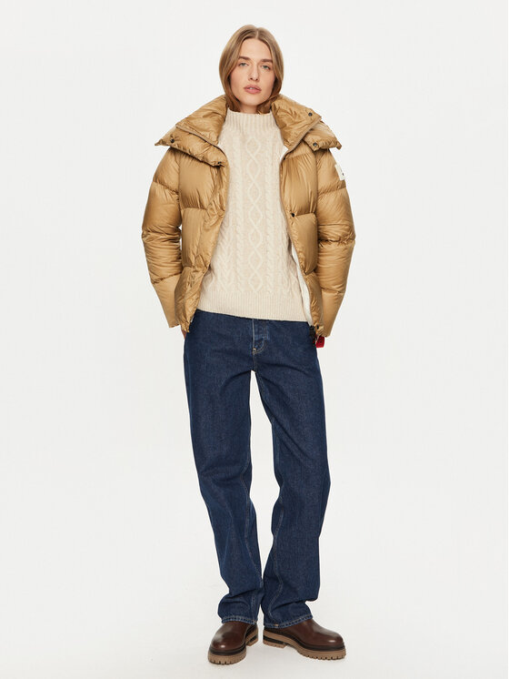 AFTER LABEL AFTER LABEL Pūkinė striukė Kipnuk A00043 Smėlio Regular Fit