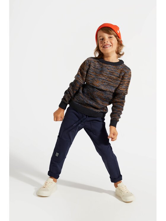 Coccodrillo Coccodrillo Sweter ZC4172101DBK-022 Kolorowy Regular Fit