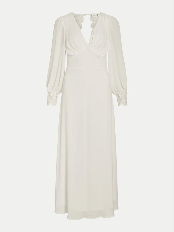 Vila Vila Vestito estivo Dani 14098599 Bianco Regular Fit
