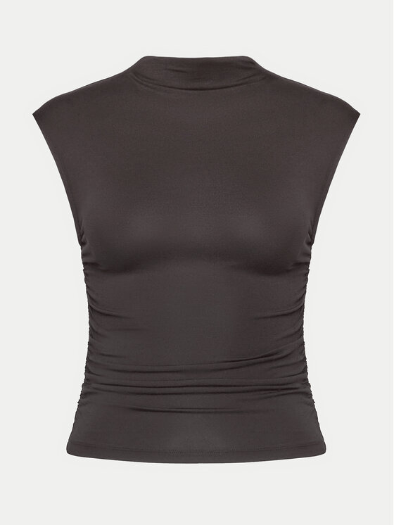 Gina Tricot Gina Tricot Marškinėliai 20883 Pilka Slim Fit