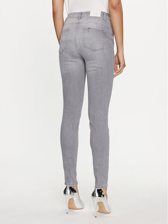 Liu Jo Liu Jo Džínsy UXX037 D4811 Sivá Skinny Fit