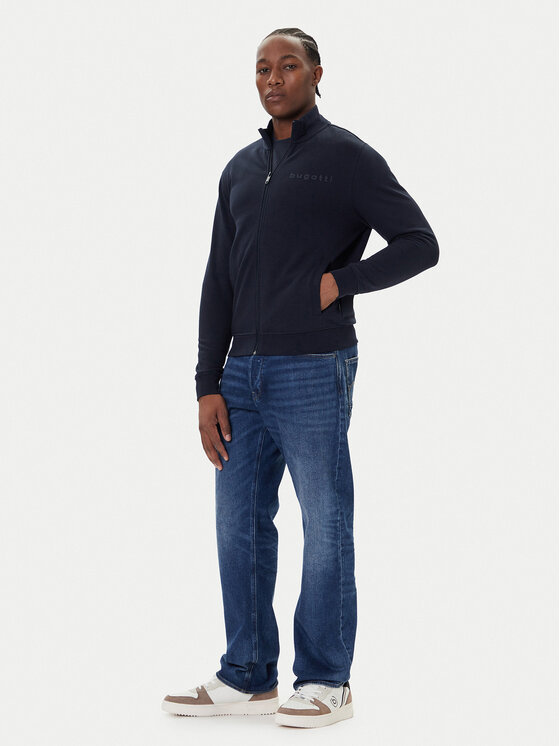 Bugatti Bugatti Sweatshirt 8750-85070D Dunkelblau Regular Fit