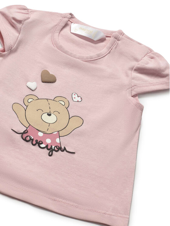 Mayoral Mayoral T-Shirt 1070 Rosa Regular Fit