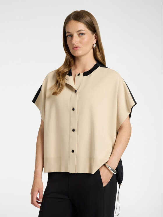Elena Mirò Elena Mirò Maglione S613E003774N002 Crema Boxy Fit