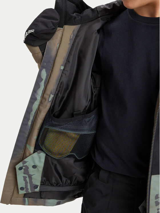 Quiksilver Quiksilver Куртка для сноуборду Side Hit Block EQBTJ03218 Хакі Regular Fit