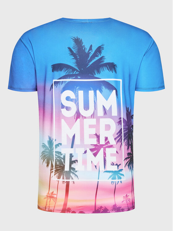 T-shirt Unisex Summer Time Multicolore Regular Fit...