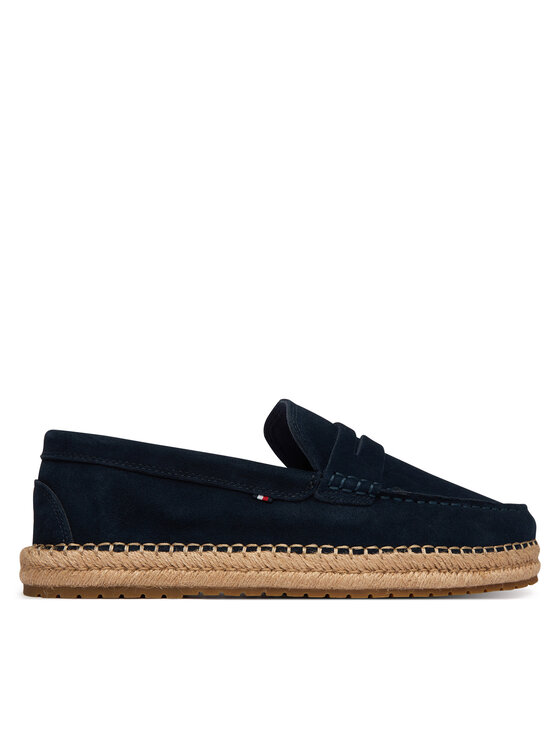 Tommy Hilfiger Tommy Hilfiger Espadrile Flexible Hilfiger Sde Espadrille FM0FM05794 Bleumarin
