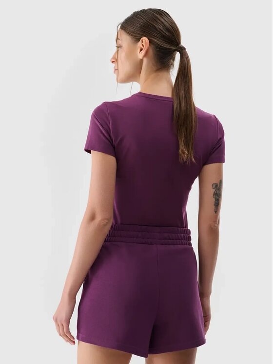 4F 4F Šortky 4FWMM00TSHOF542-50S Fialová Regular Fit