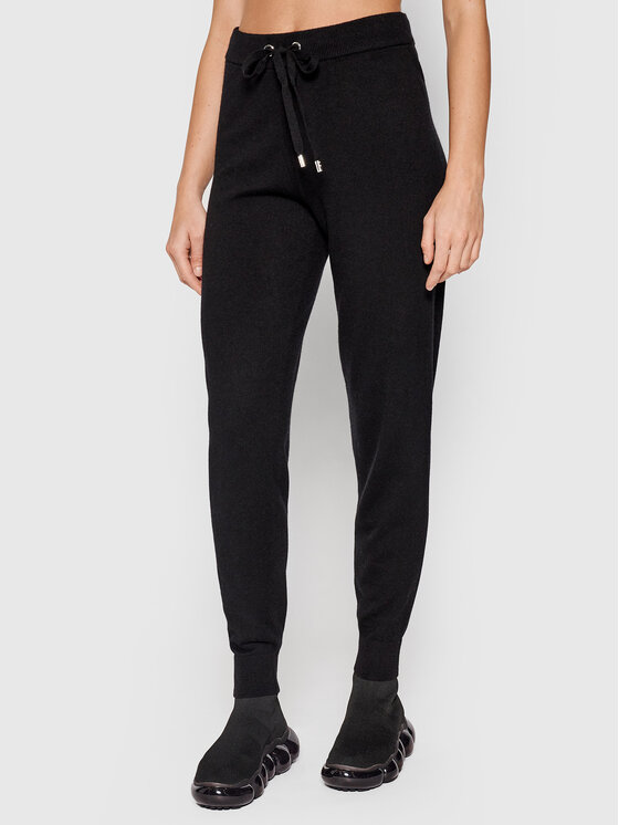 MICHAEL Michael Kors Pantaloni da tuta Knit MS1301JCSN Nero Slim Fit •  Modivo.it