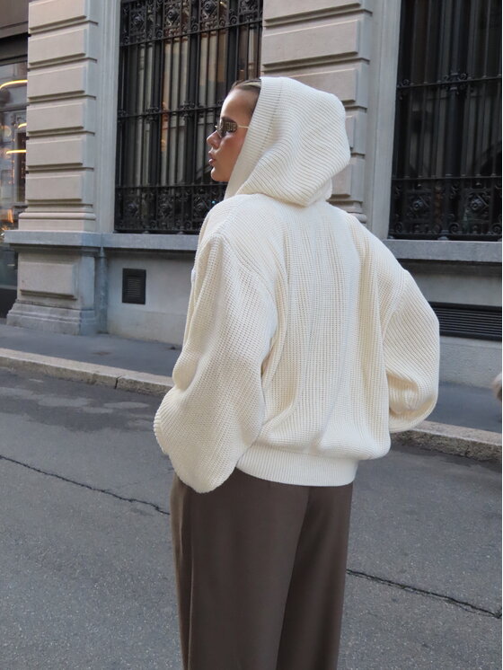 Magda Matyja Magda Matyja Kardigan ALAYA CARDIGAN VANILLA Beżowy Oversize