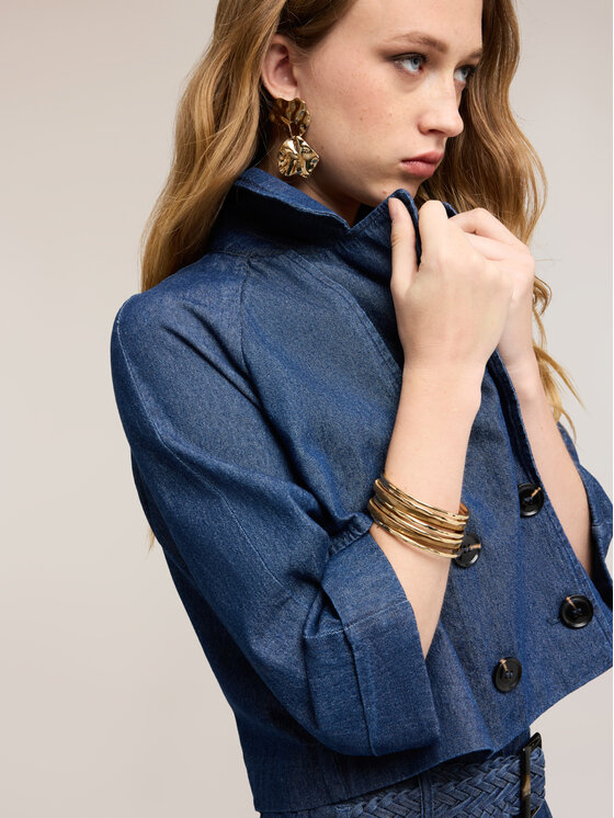 Motivi Motivi Giacca di transizione R401W000178N034 Blu Regular Fit