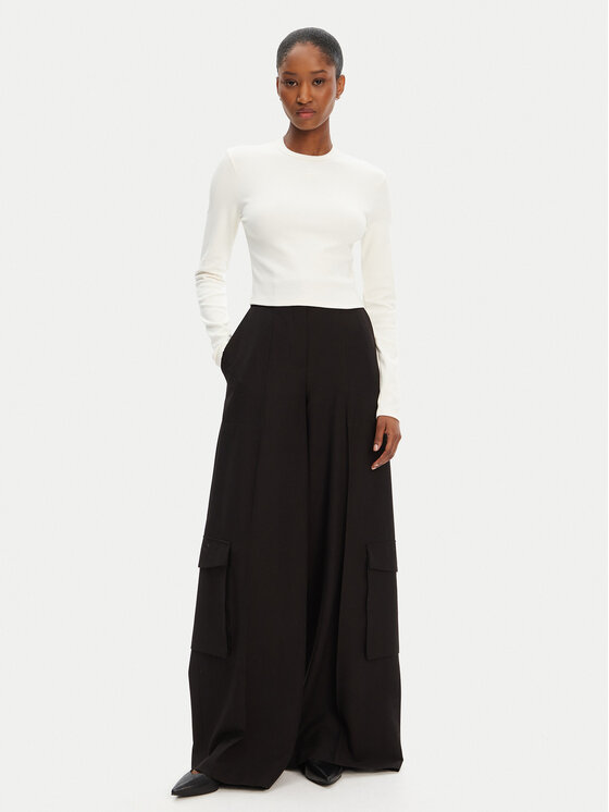HUGO HUGO Majica Dafilomena_3 50518378 Écru Slim Fit