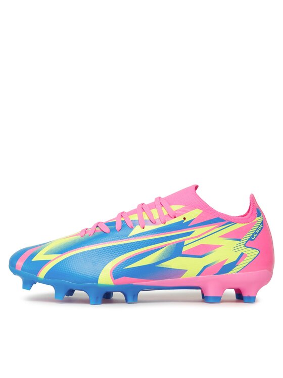 Puma Puma Buty do piłki nożnej Ultra Match Energy Luminous Fg/Ag 107543 01 Różowy