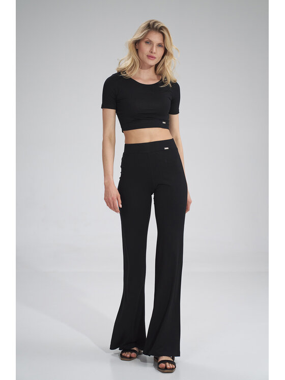 FIGL FIGL Blúzka M748 Čierna Regular Fit