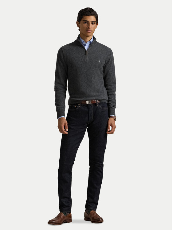 Polo Ralph Lauren Polo Ralph Lauren Sveter 710876756017 Sivá Regular Fit
