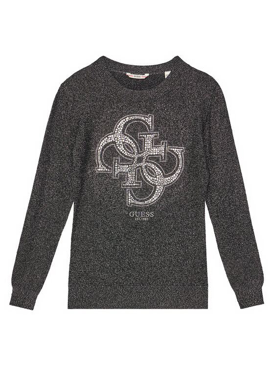 Guess Guess Svetr J5YR01 Z3FP0 Černá Regular Fit