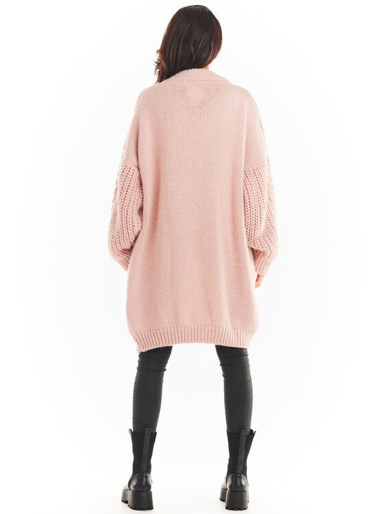 Awama Awama Maglione A393 Rosa Basic Fit