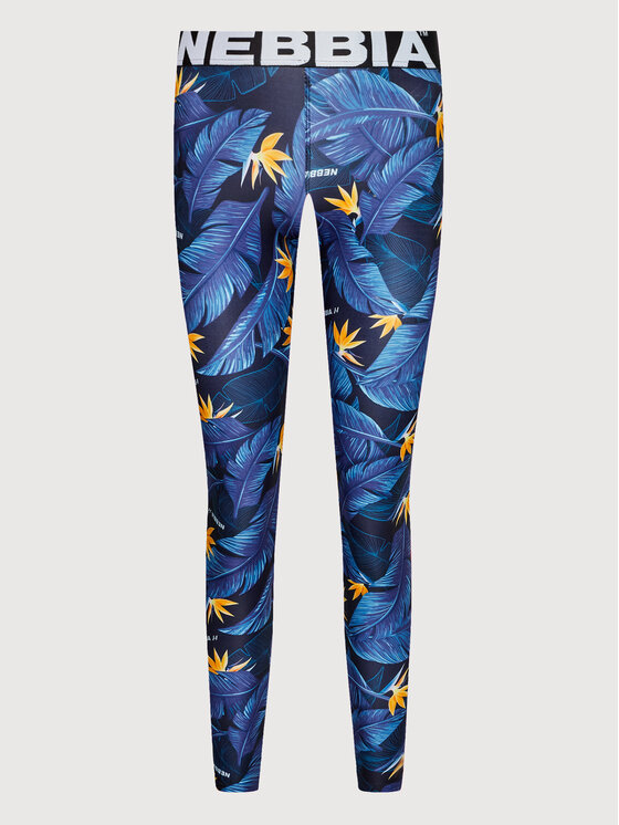 NEBBIA NEBBIA Legingi Ocean Power 566 Zils Slim Fit