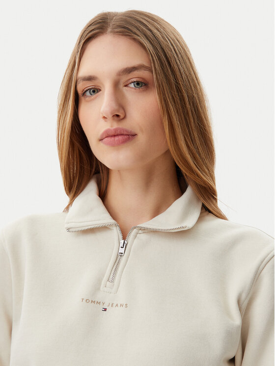Tommy Jeans Tommy Jeans Bluză DW0DW20305 Bej Regular Fit