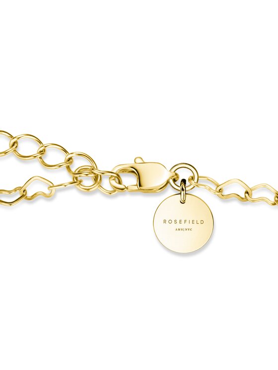 Rosefield Rosefield Naszyjnik Heart Chain Necklace Gold Złoty
