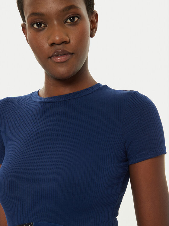 Desigual Desigual Повсякденна сукня MONSIEUR CHRISTIAN LACROIX Lin 24SWVK47 Голубий Regular Fit