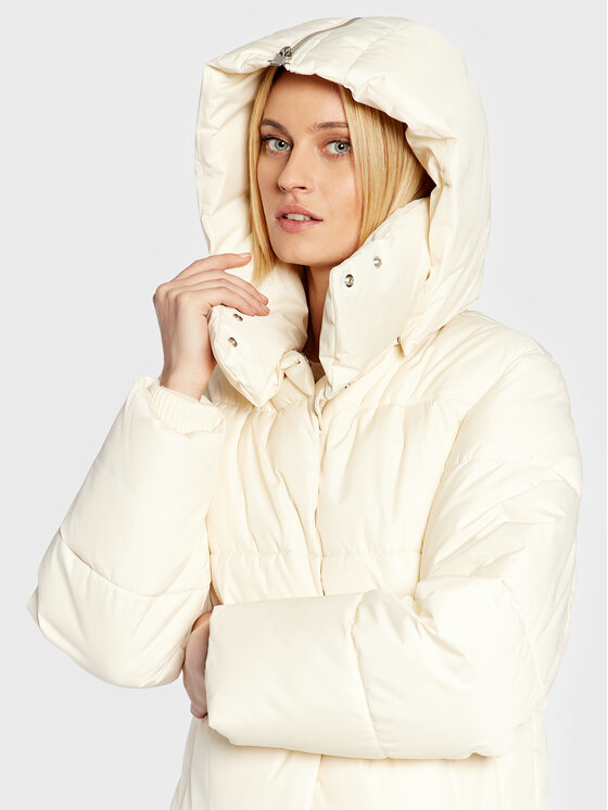 Trussardi Trussardi Зимно яке 56S00792 Екрю Relaxed Fit