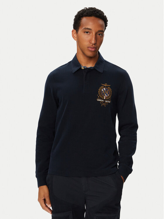 Aeronautica Militare Aeronautica Militare Poloshirt 262PO1954UJ00752 Dunkelblau Regular Fit