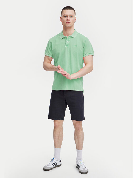 Blend Blend Polo 20716907 Zelena Regular Fit