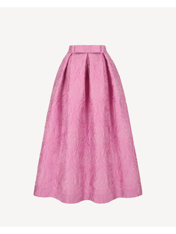 Castellani Castellani Spódnica maxi Valenza Różowy Regular Fit