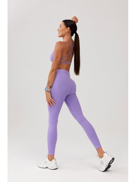 ROUGH RADICAL ROUGH RADICAL Getry SEAMLESS GLOW LONG Fioletowy Slim Fit